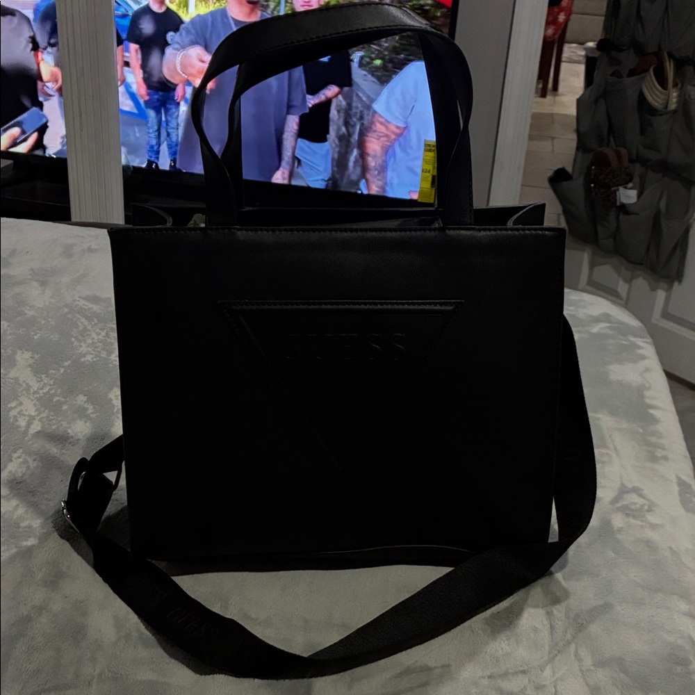 Guess Black Messenger Bag